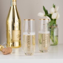 Pahar sampanie, sticla, 300ml, "Bridesmaid" - Kitchen Craft