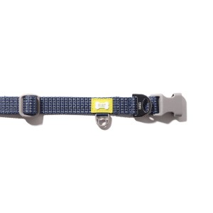 Zgarda reflectorizanta, medie, Albastru - Built Pet