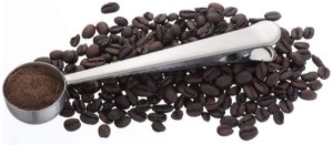 Cupa masurare cafea, cu clema, inox - La Cafetiere