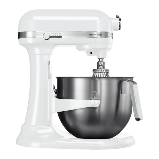 Mixer cu bol 6.9L, Professional Heavy Duty, White - KitchenAid