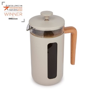 Cafetiera, sticla borosilicata,1L, "Pisa", Latte Crema - La Cafetiere