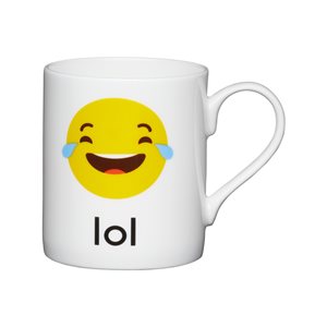 Cana portelan, 250ml, "Laugh out Loud" - Kitchen Craft
