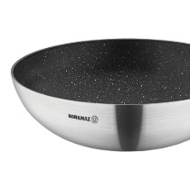 Tigaie wok antiaderenta, aluminiu, 30cm/4,3L, "Proline Gastro" - Korkmaz