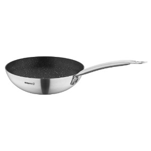 Tigaie wok antiaderenta, aluminiu, 32cm/5L, "Proline Gastro" - Korkmaz