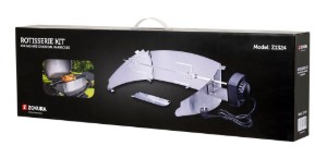 Kit rotiserie pentru gratar de gradina, inox - Zokura