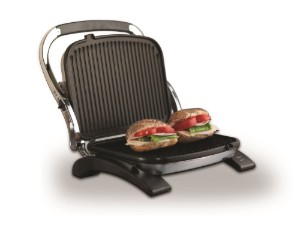 Gratar electric, 1800W, Stainless Steel/Black, "Tostkolik" - Korkmaz