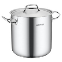 Oala inox, cu capac, 33cm/33,5L, "Proline Gastro" - Korkmaz