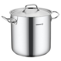 Oala inox, cu capac, 36cm/33,5L, "Proline Gastro" - Korkmaz