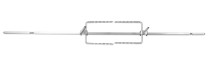 Kit rotiserie pentru gratar de gradina, inox - Zokura