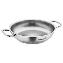 Tigaie paella, inox, 40cm/8L, "Proline" - Korkmaz