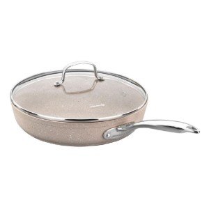 Tigaie aluminiu, cu capac, 28cm "Granita" - Korkmaz