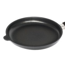 Tigaie aluminiu, 28cm, inaltime 4 cm, inductie - AMT Gastroguss