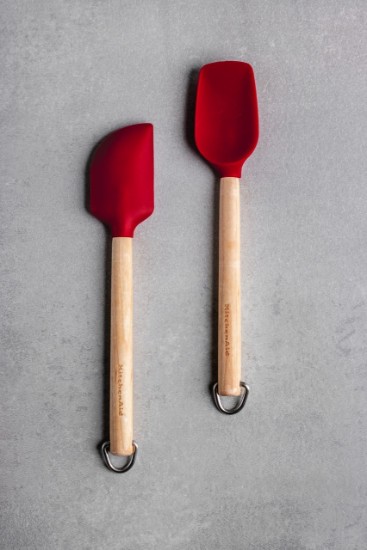 Set 2 mini-spatule, silicon, Empire Red - KitchenAid