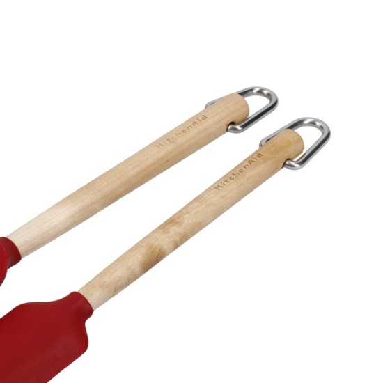 Set 2 mini-spatule, silicon, Empire Red - KitchenAid