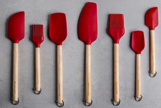 Spatula razuire, silicon, Empire Red - KitchenAid