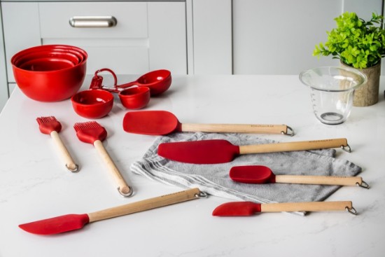 Spatula razuire, silicon, Empire Red - KitchenAid