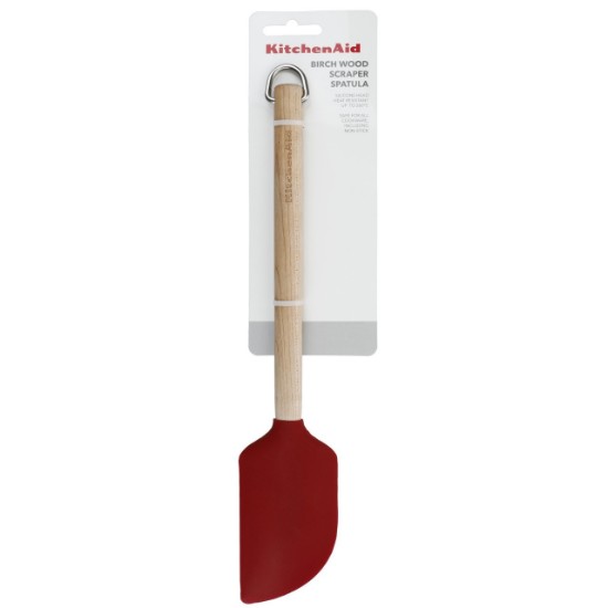 Spatula razuire, silicon, Empire Red - KitchenAid