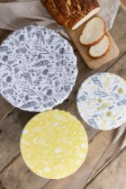 Set 3 huse pentru boluri, bumbac organic, Natural Elements - Kitchen Craft