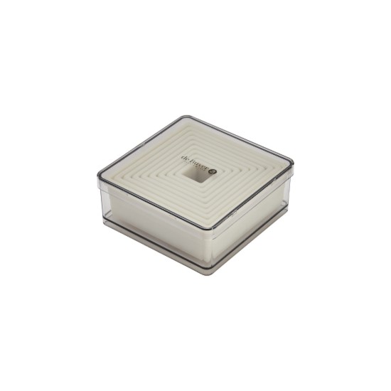 Set 9 cuttere prajituri, forma patrata, plastic, 1,8 -9,5 cm - de Buyer