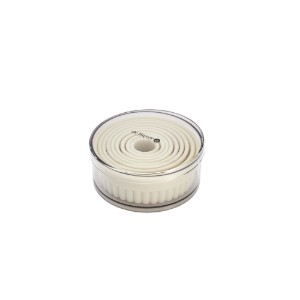 Set 9 cuttere prajituri, canelate, plastic, 2-10 cm - de Buyer