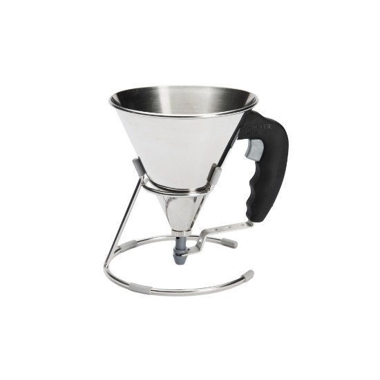 Mini-palnie turnare crema, cu stand, 0.8 L "KWIK", Negru  - de Buyer