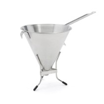 Suport palnie turnare / strecuratoare conica, inox - de Buyer