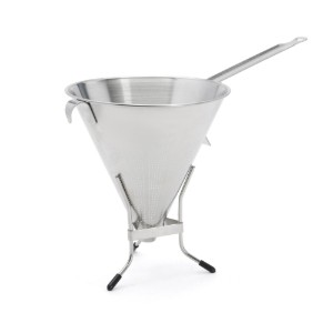 Suport palnie turnare / strecuratoare conica, inox - de Buyer