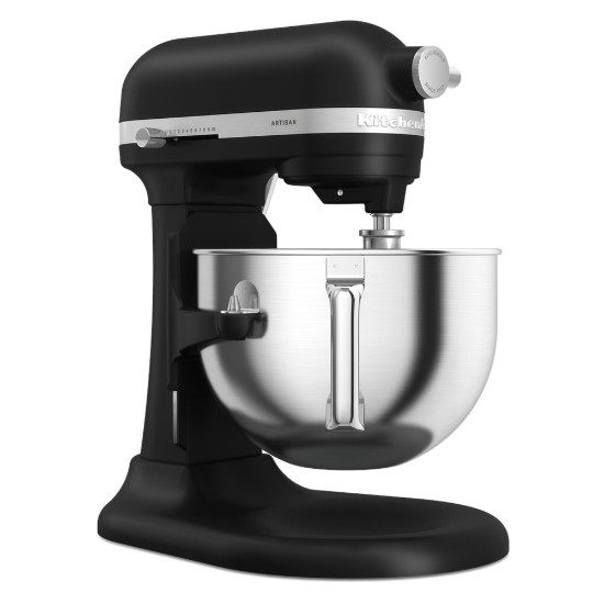 Mixer cu bol 5.6L, Artisan, Model 60, Matte Black - KitchenAid