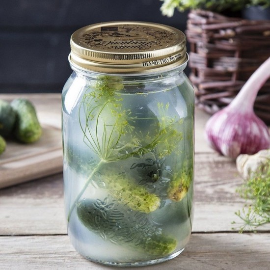 Borcan sticla, 1L, "Quattro Stagioni" - Bormioli Rocco