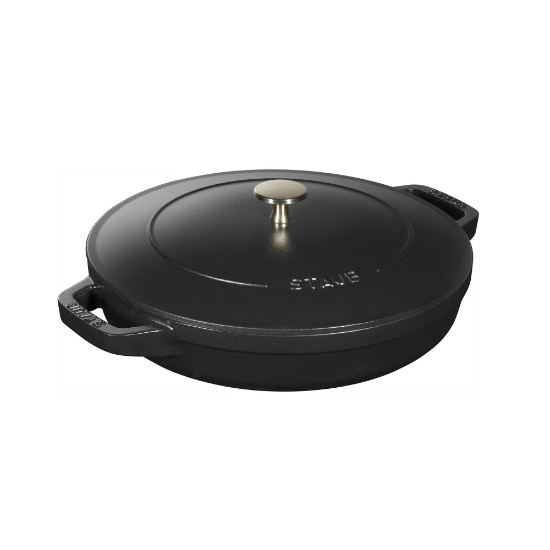 Set 3 vase de gatit Cocotte, 24cm, fonta, Black - Staub