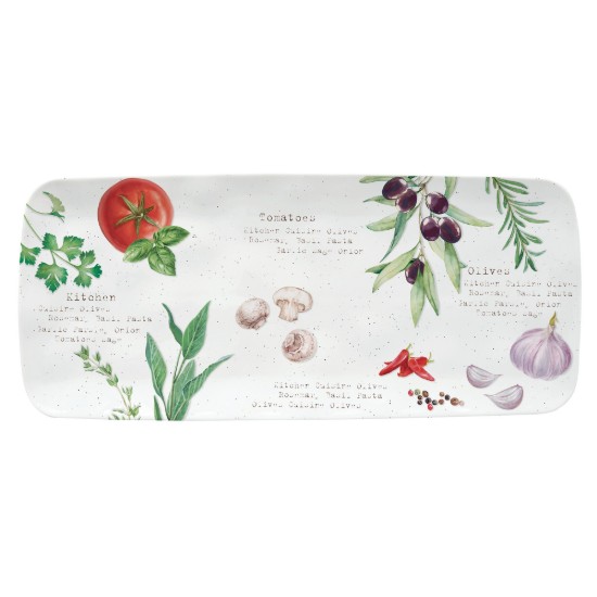 Platou dreptunghiular, portelan, 36x15,5cm,"Home & Kitchen" - Easy Life