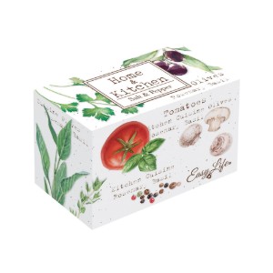 Set solnita si pipernita, portelan, "HOME & KITCHEN" - Nuova R2S