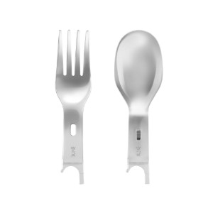 Set 4 piese picnic, inox, "Picnic Plus" - Opinel
