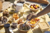 Set 4 piese picnic, inox, "Picnic Plus" - Opinel