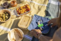 Set 4 piese picnic, inox, "Picnic Plus" - Opinel