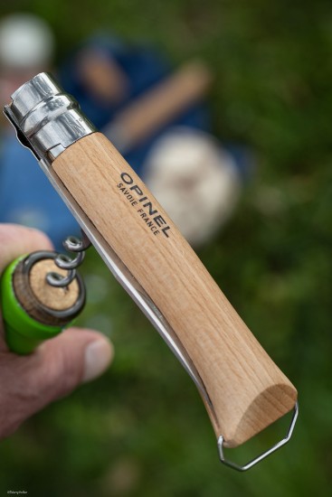 Cutit cu tirbuson N°10, inox, 10cm - Opinel