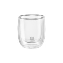 Set 2 cesti espresso, cu perete dublu, sticla, 80ml, "Sorrento" - Zwilling
