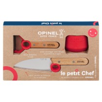 Set 3 piese pentru copii, "Le Petit Chef", Red - Opinel