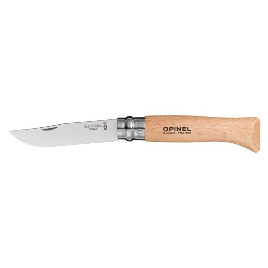 Cutit de buzunar N°08, inox, 8,5cm, "Tradition Inox" - Opinel