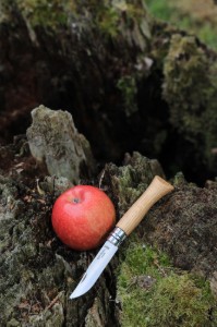 Cutit de buzunar N°08, inox, 8,5cm, "Tradition Luxe", Oak - Opinel