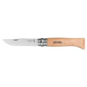 Cutit de buzunar N°08, cu teaca, inox, 8,5cm, "Tradition Inox" - Opinel