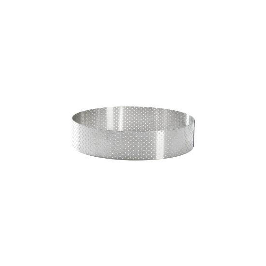 Forma perforata pentru tarta, inox, 15,5 cm - de Buyer