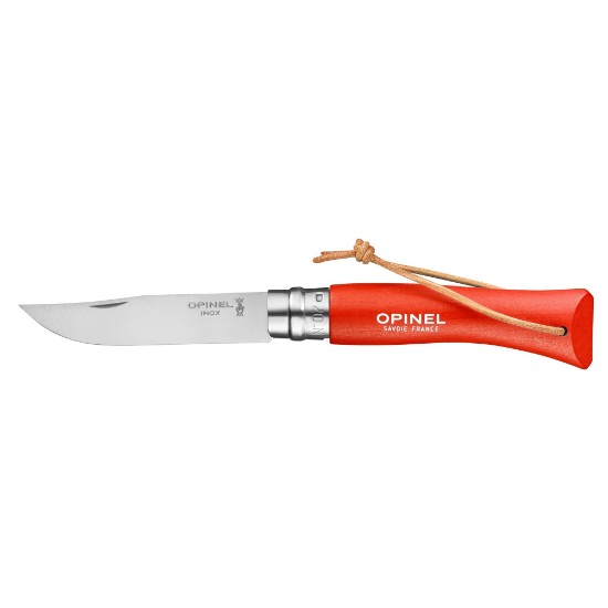 Cutit de buzunar N°07, inox, 8cm, "Colorama", Orange - Opinel