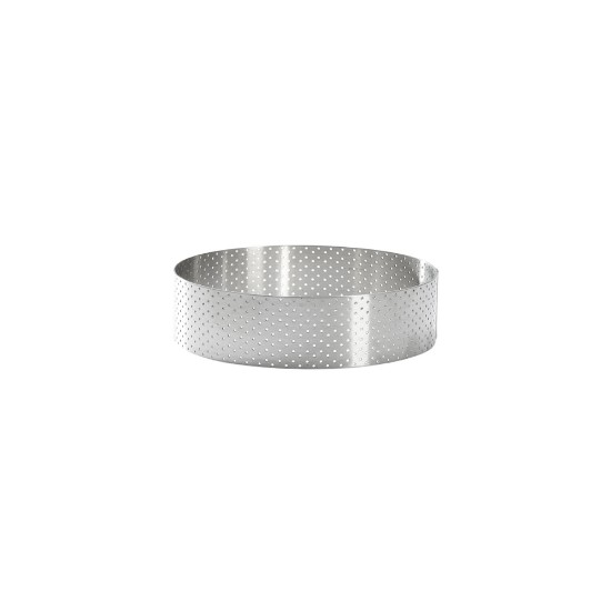 Forma perforata pentru tarta, inox, 12,5 cm - de Buyer