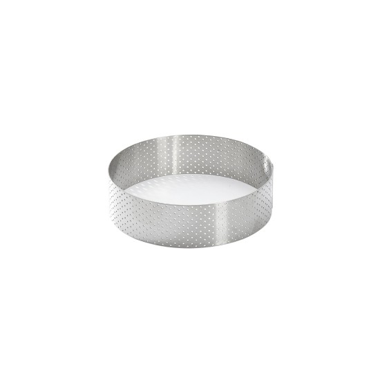 Forma perforata pentru tarta, inox, 12,5 cm - de Buyer