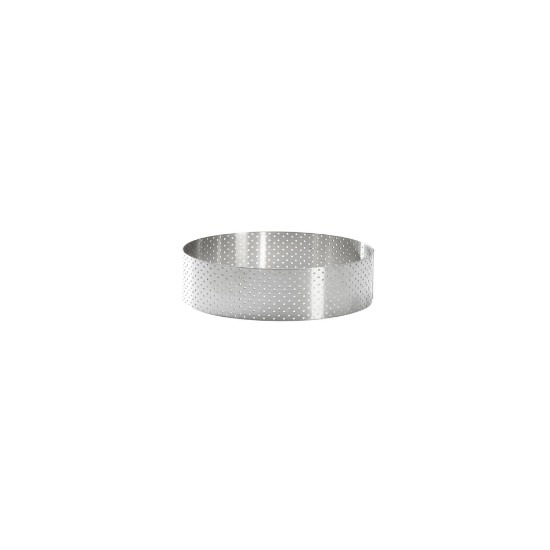 Forma perforata pentru tarta, inox, 6,5 cm - de Buyer