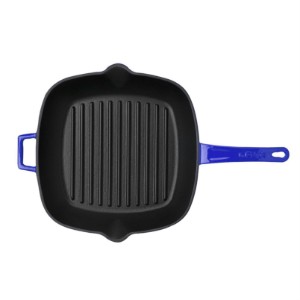 Tigaie grill patrata, 26 x 26 cm, Albastru - LAVA