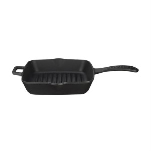 Tigaie grill patrata, fonta, 19,5 x 19,5 cm - LAVA
