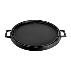 Grill rotund fonta, reversibil, 34 cm - LAVA