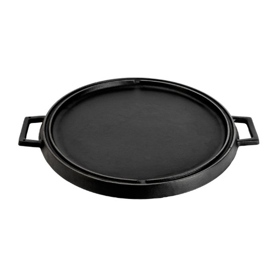 Grill rotund fonta, reversibil, 34 cm - LAVA